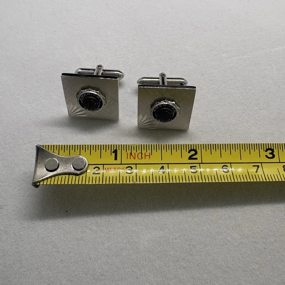 Vintage Swank Cufflinks and Tie Clip‎ Set Original Box